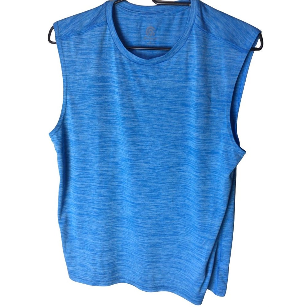 Champion Muscle shirt  Medium Blue   EUC